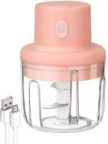 KolorFish 🥫Electric Mini Garlic Chopper🍱 250ml Electric Vegetable Chopper🫗